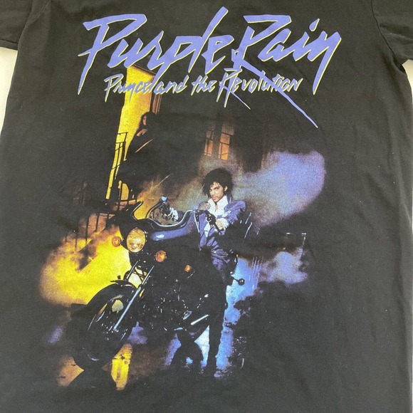 Official Graphic Prince and‎ the Revolution Purple Rain T- Shirt Fitted Small - Picture 7 of 7
